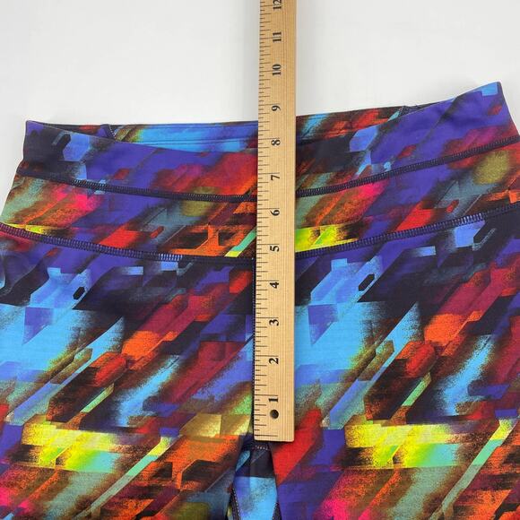 ATHLETA Colorburst Sonar Leggings - 7/8 Length Medium - Picture 5 of 6